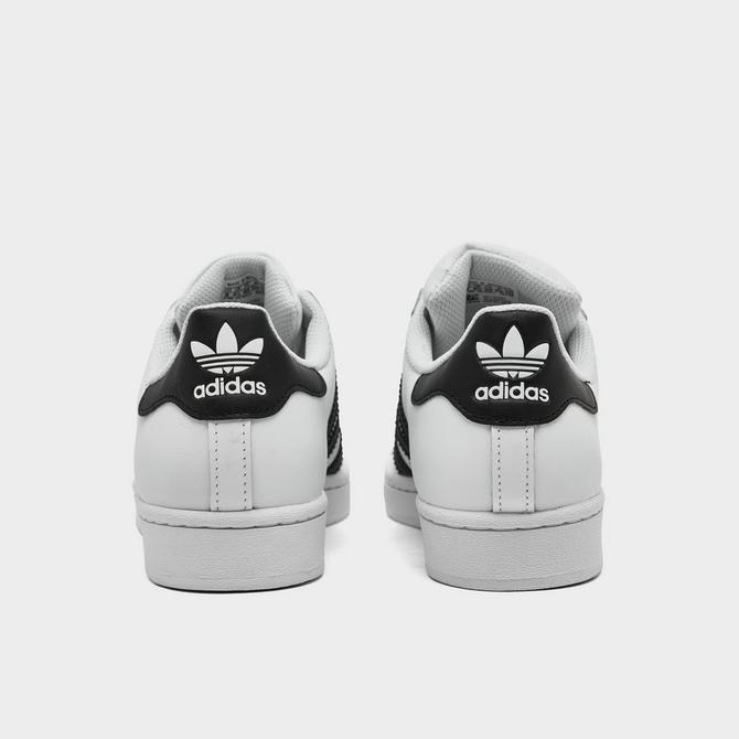 Adidas Originals Women's Superstar Shoes, Size 7.5, Black/White