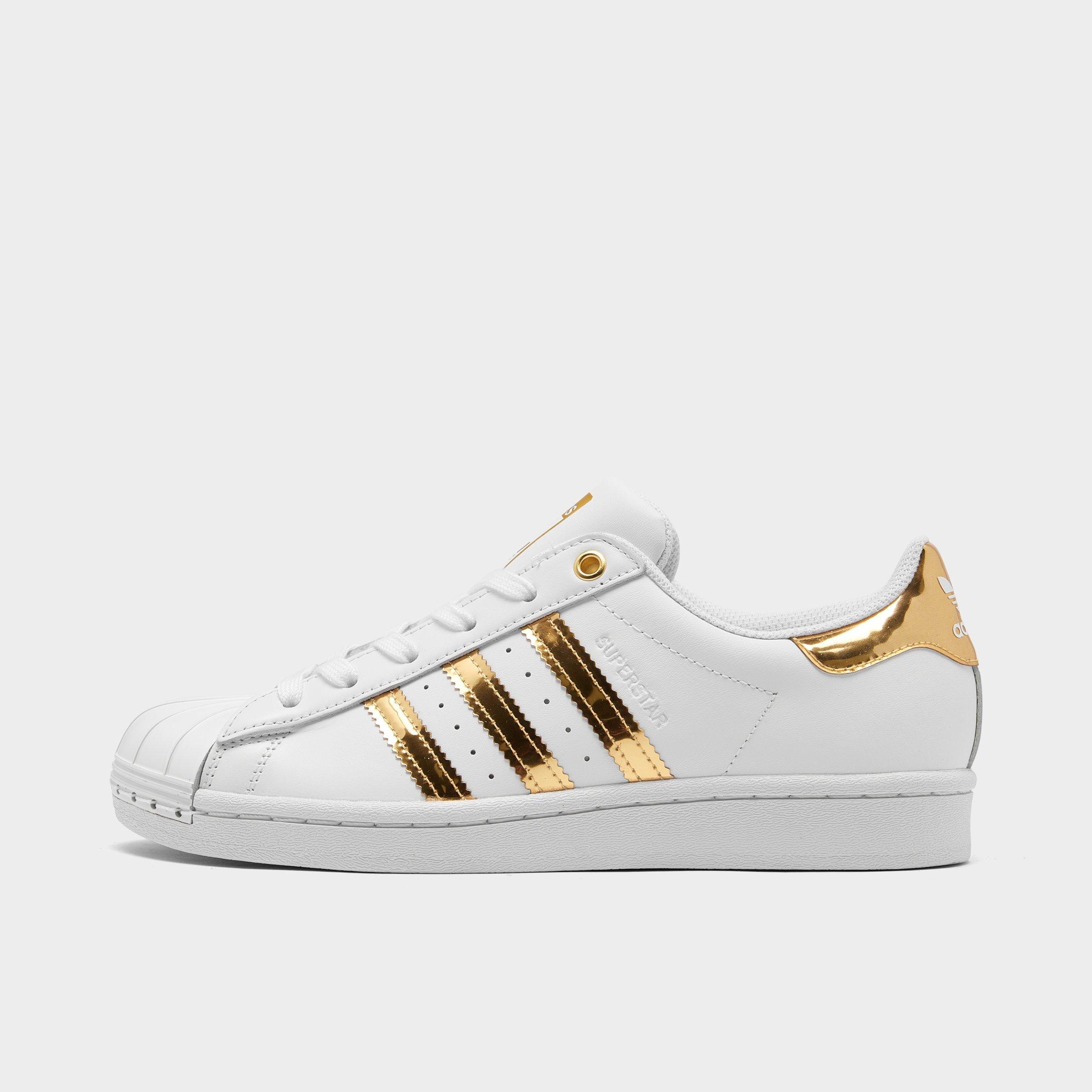 white and gold adidas