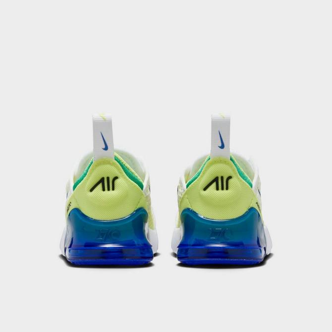 Nike air max 270 2024 white explosion green yellow