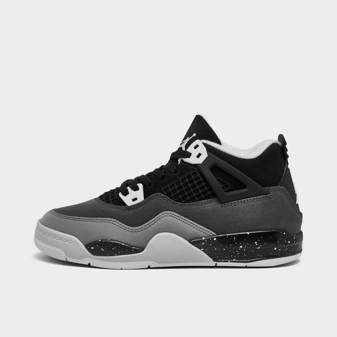 Jordan 4s black and white best sale