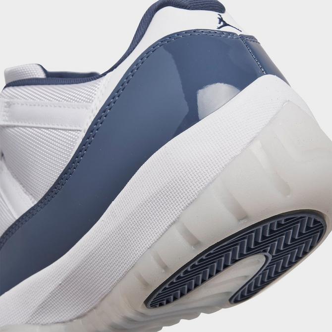 Navy blue and white basketball shoes best sale