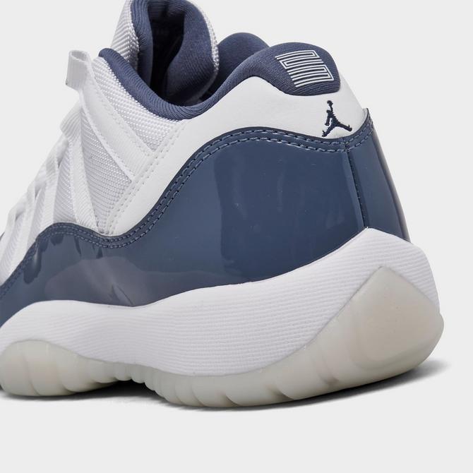 Jordan retro 11 navy blue and white low online