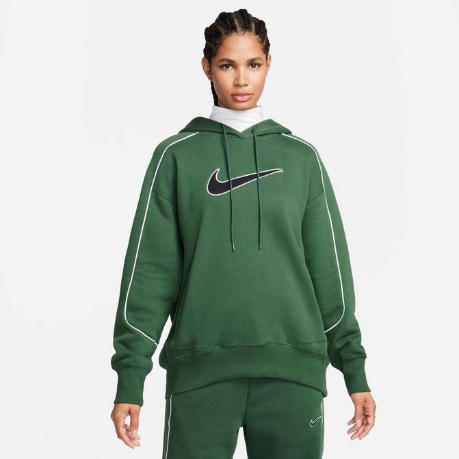 Nike Plus Size Active Sportswear Club Hooded Fleece Sweatshirt - Macy's