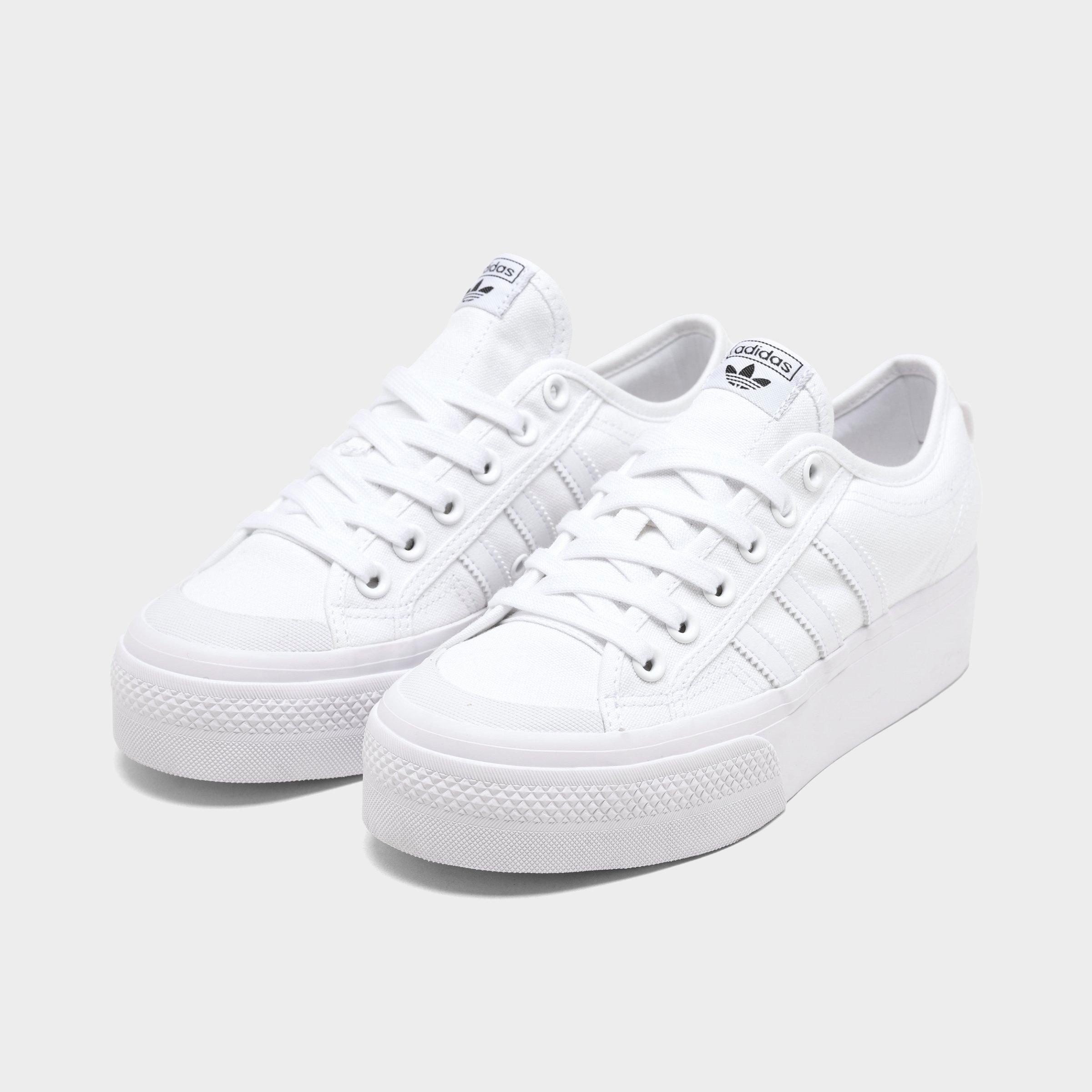 adidas platform white