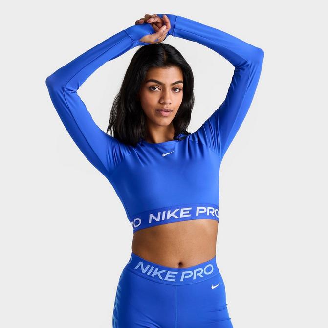 Women's Nike Pro 365 Dri-FIT Cropped Long-Sleeve T-Shirt