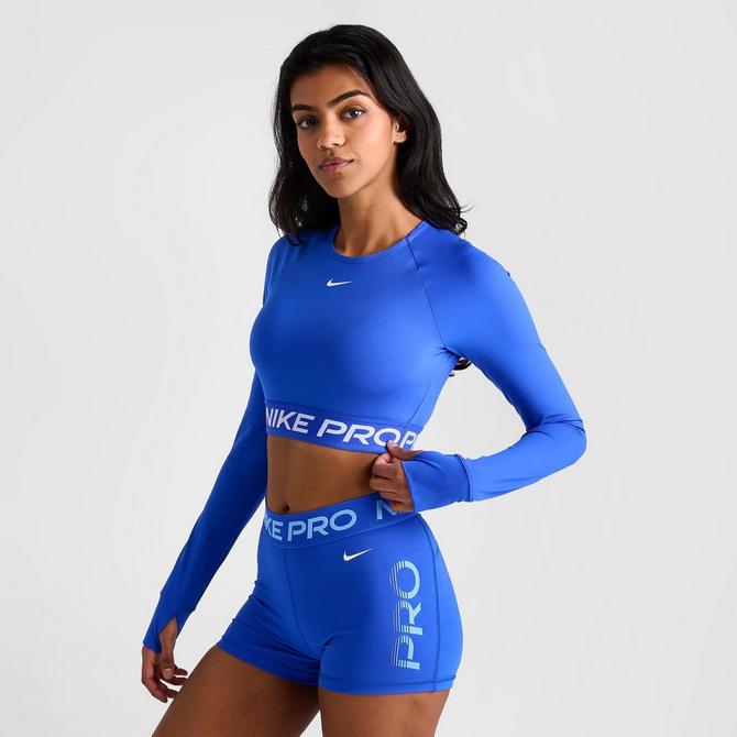 Blue nike hot sale top womens