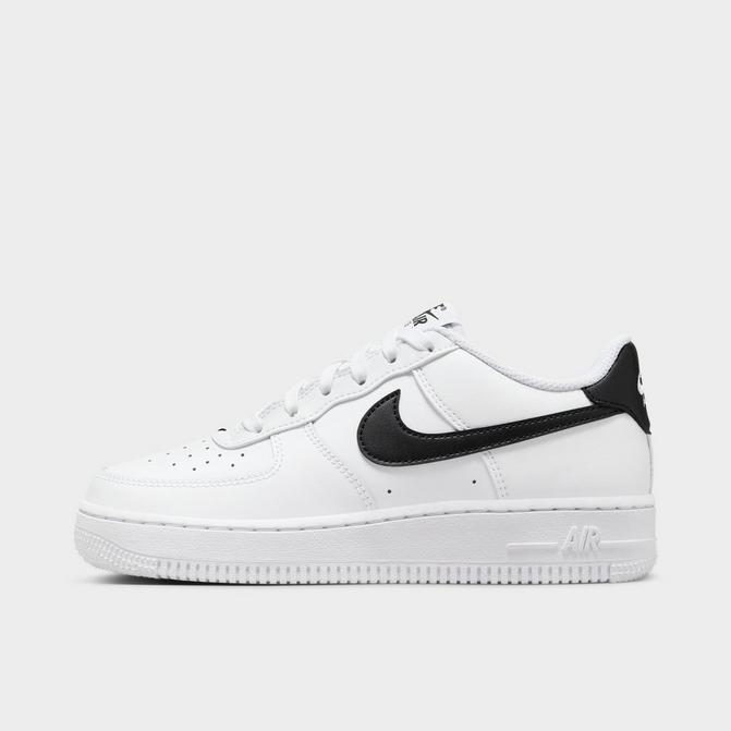 NIKE AIR FORCE 1 LV8 2 Sneakers Low White fashion Smiley Face Boys Size 2.5 Y