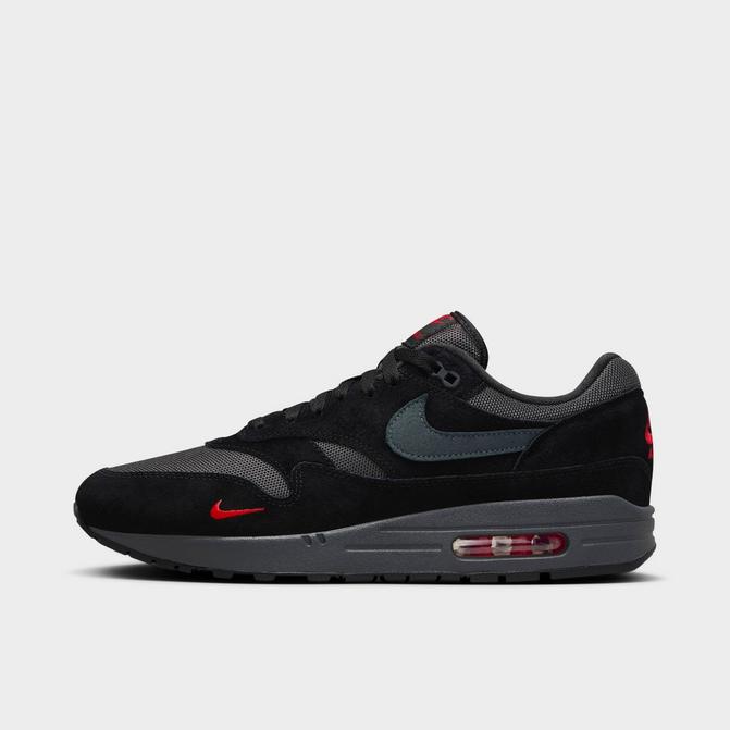 Air max 1 premium black cheap red