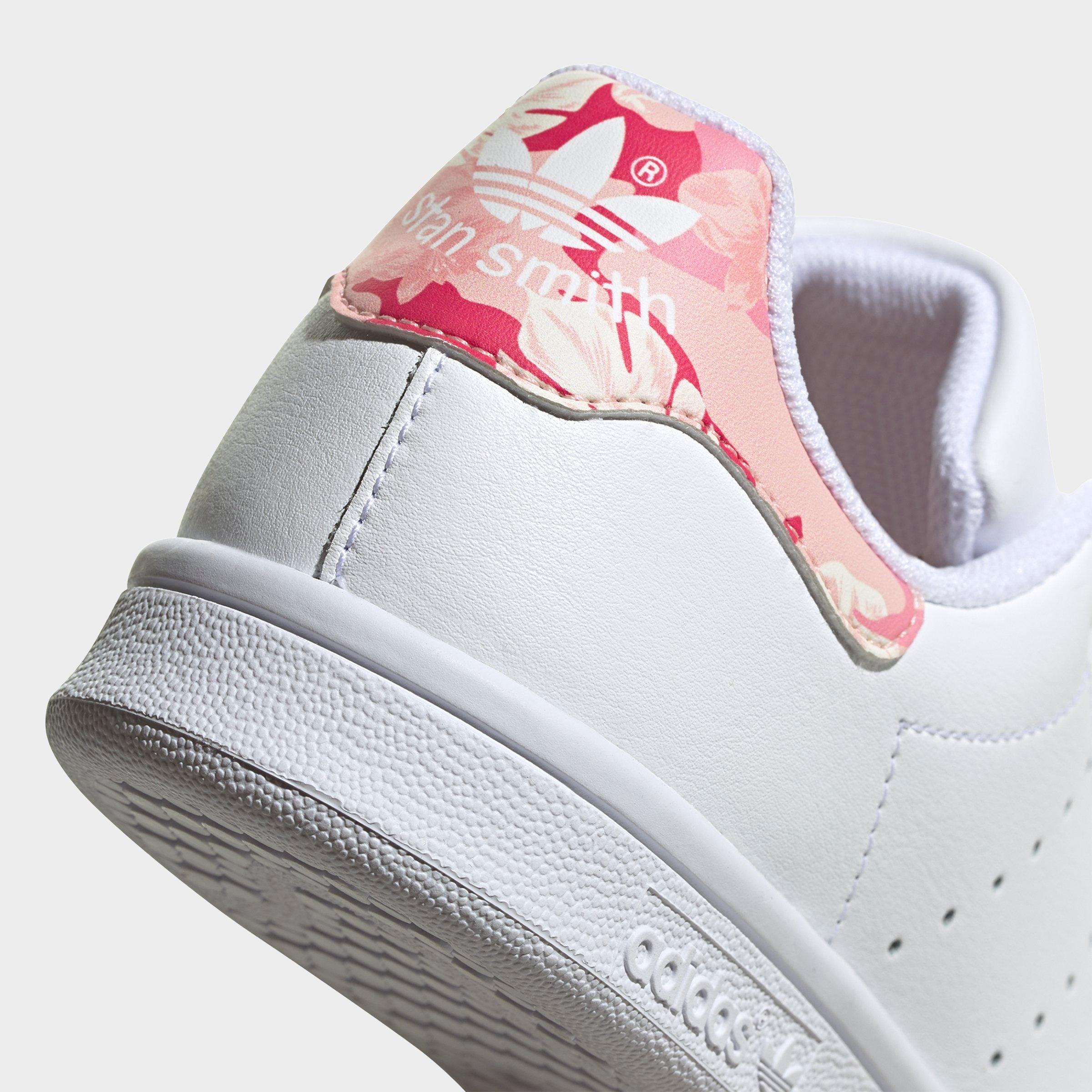 stan smith pink and white