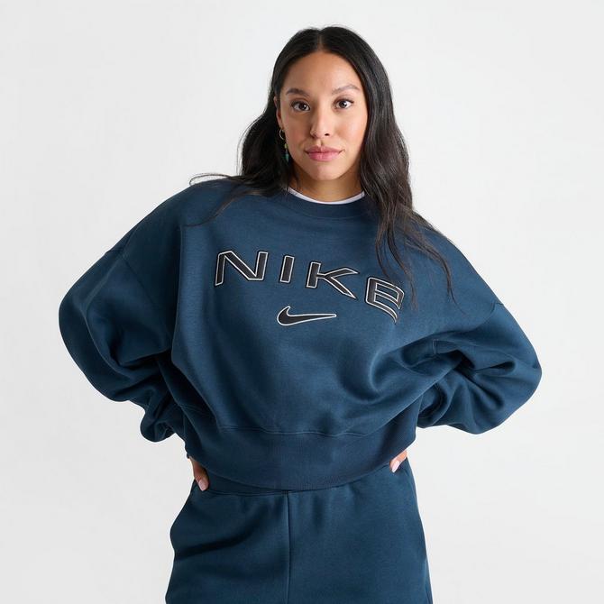 Women s Nike Sportswear Phoenix Fleece Over Oversized Crewneck Sweatshirt