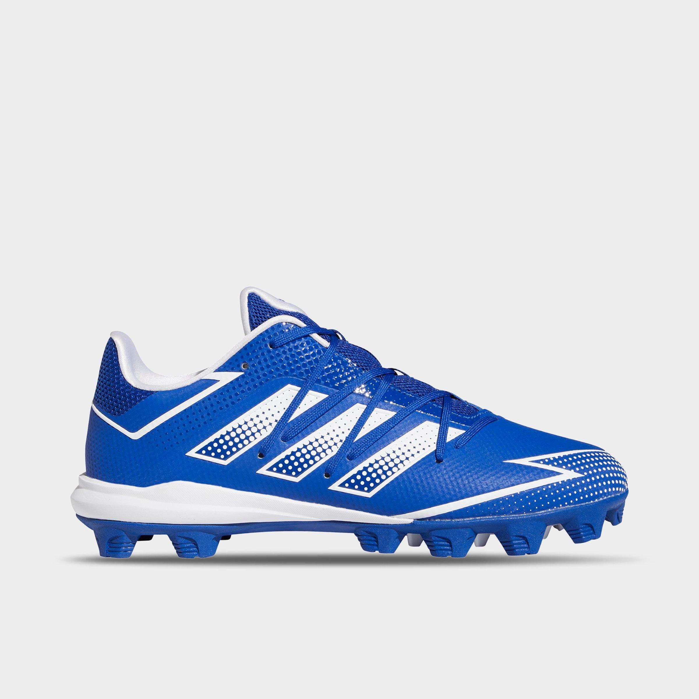 blue baseball cleats