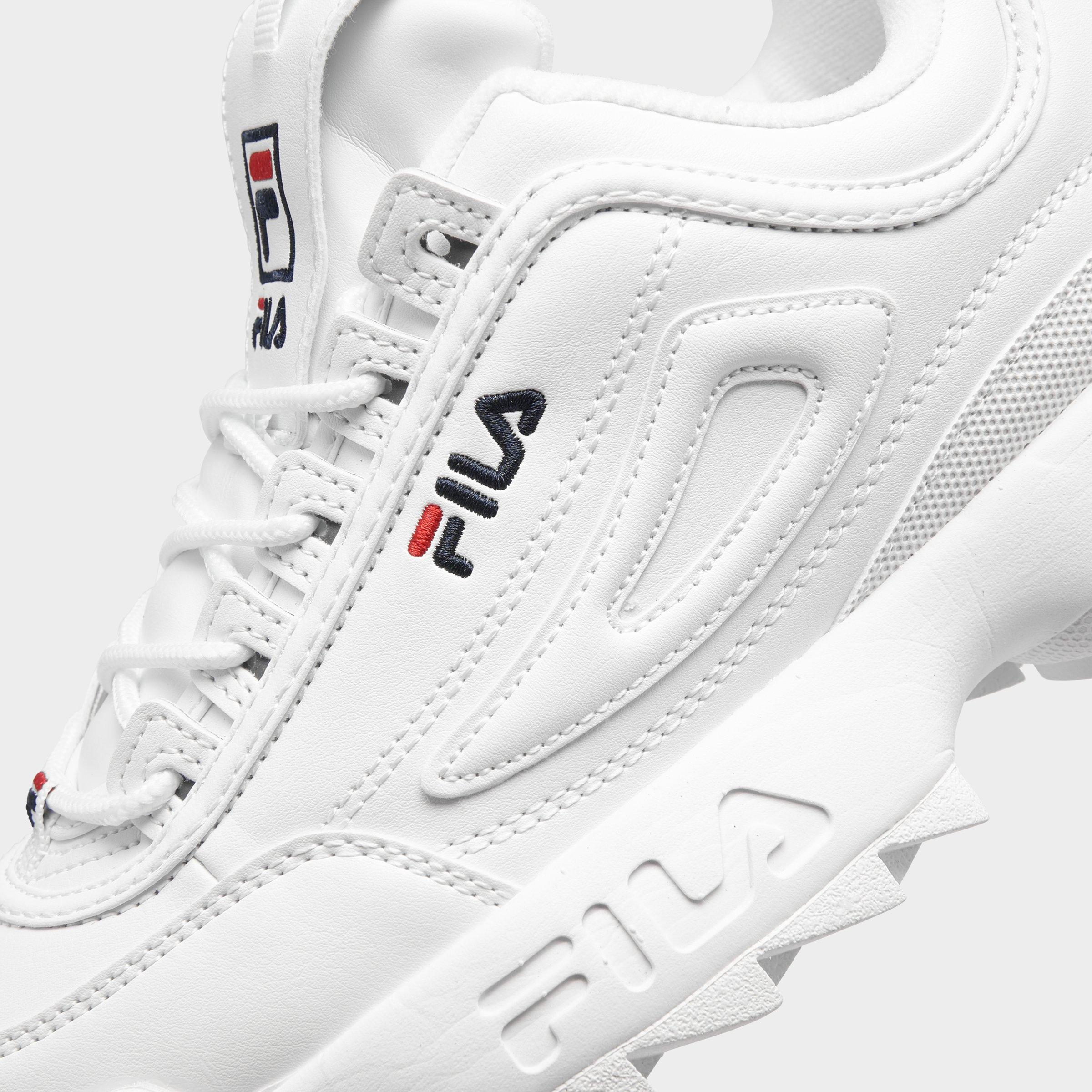 big white shoes fila