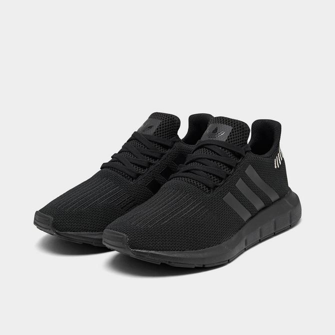 Adidas originals swift run shop sneakers in triple black