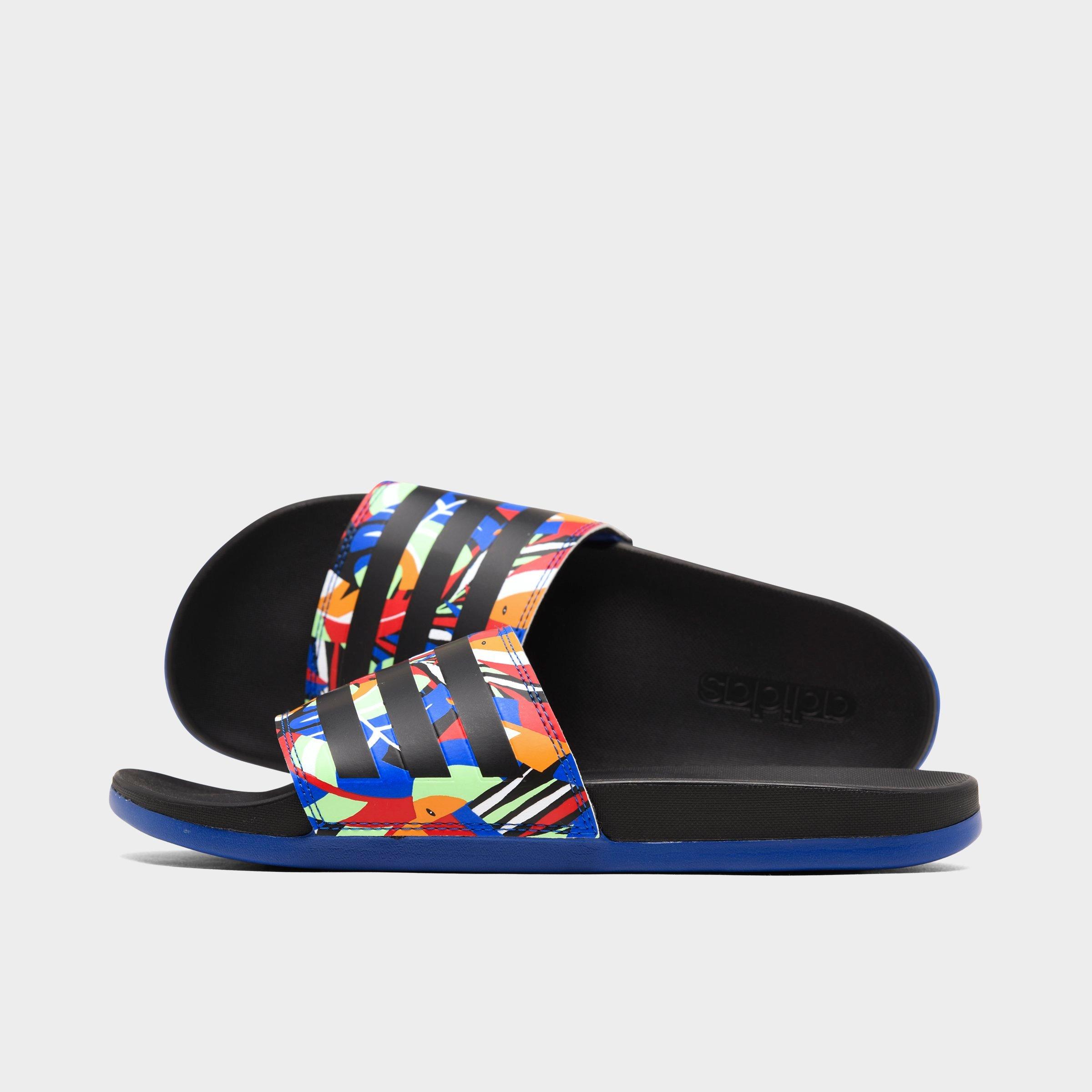 royal blue adidas slides