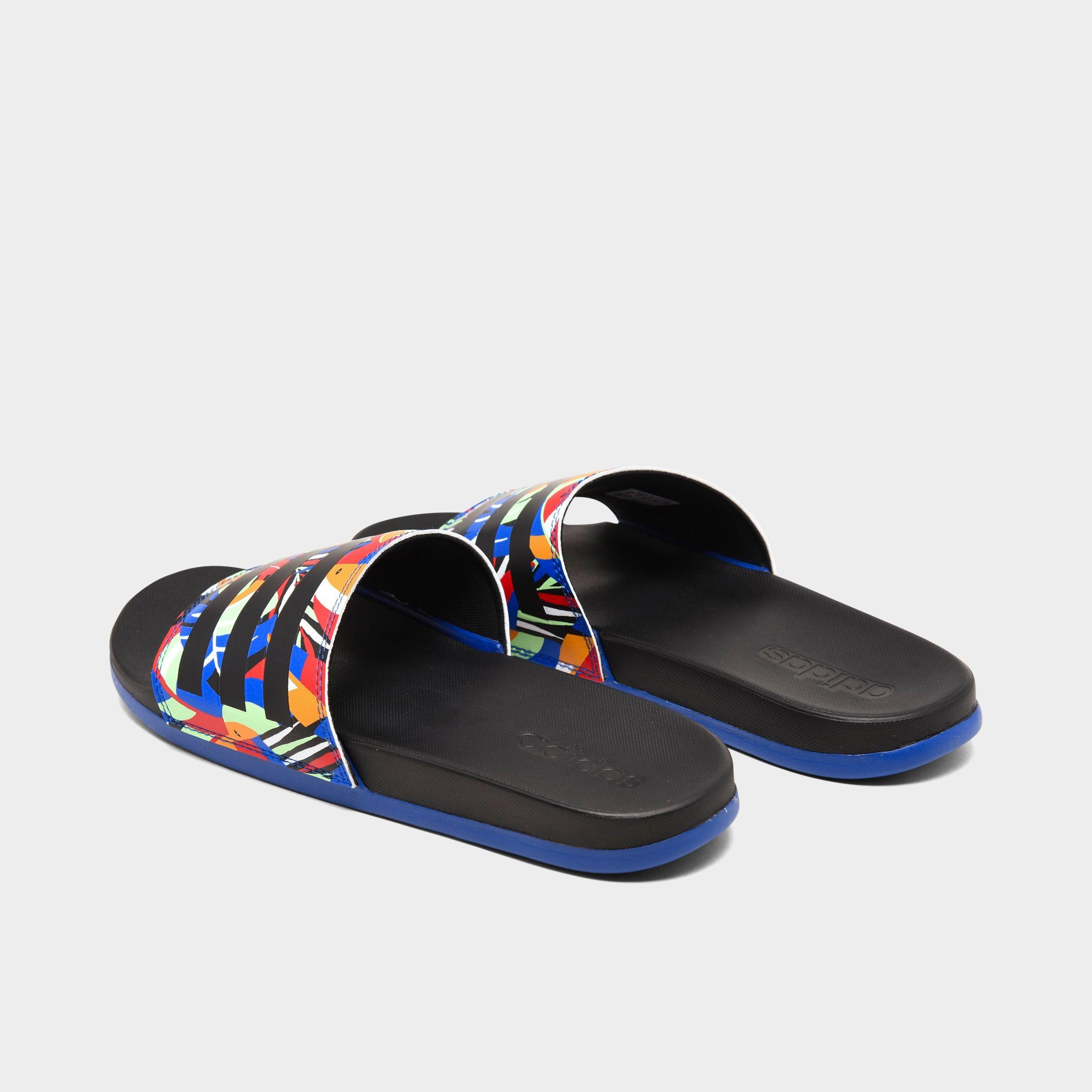 adilette comfort slides core black