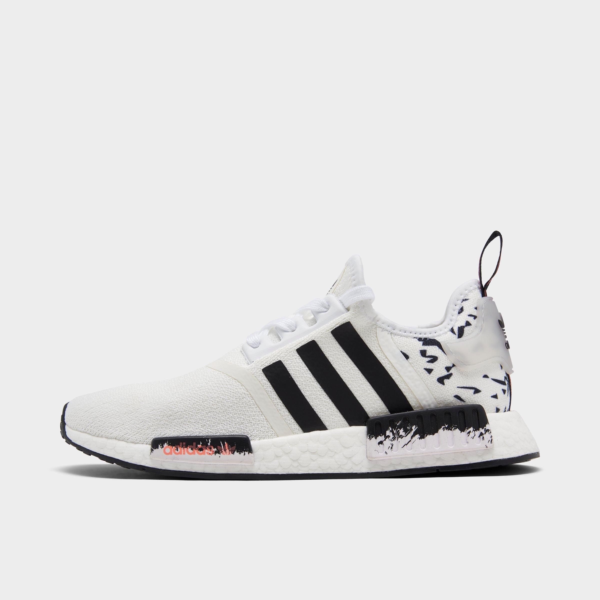 men's adidas nmd runner r1 casual shoes white