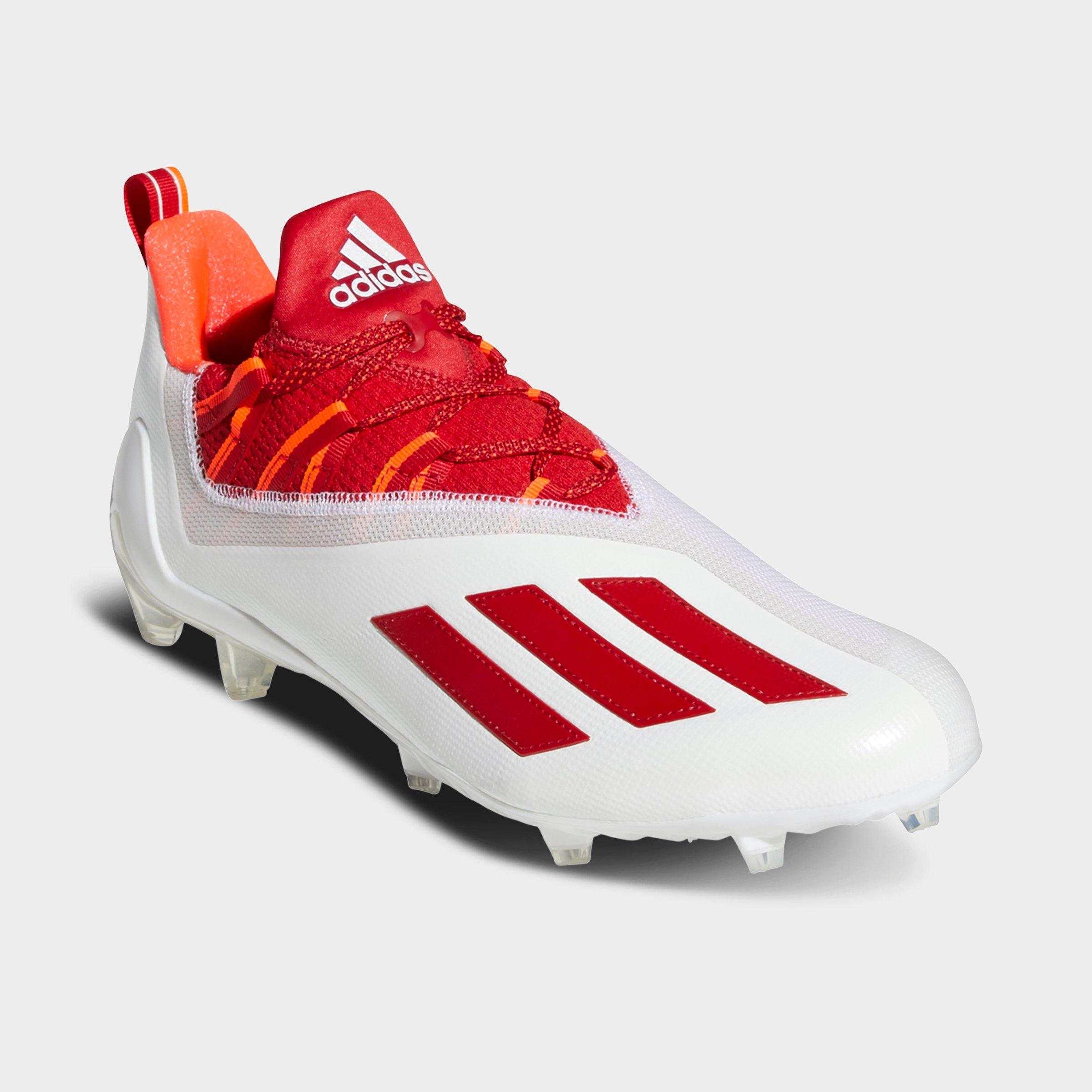 adidas adizero football cleats red