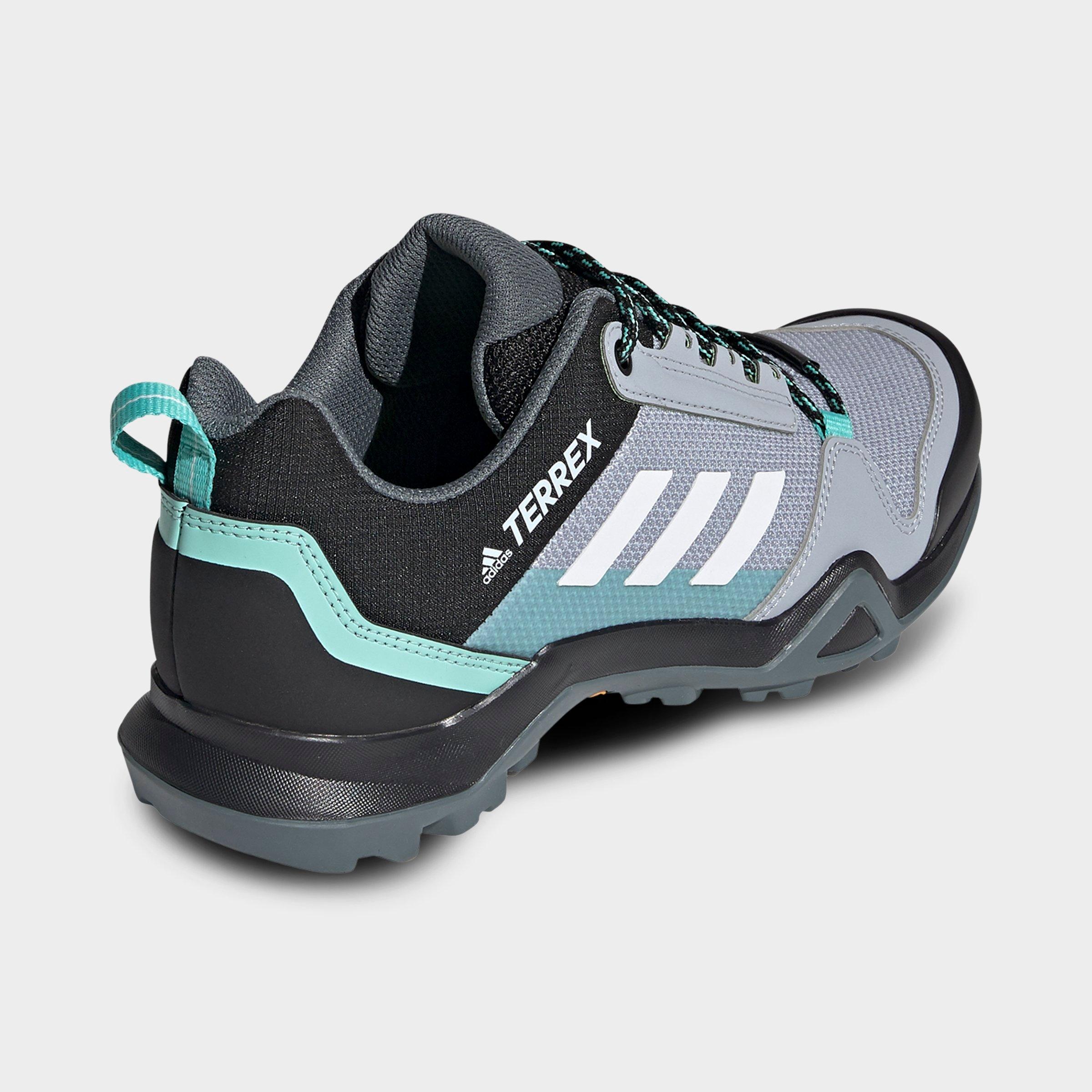 women's terrex ax3 shoes grey black & mint