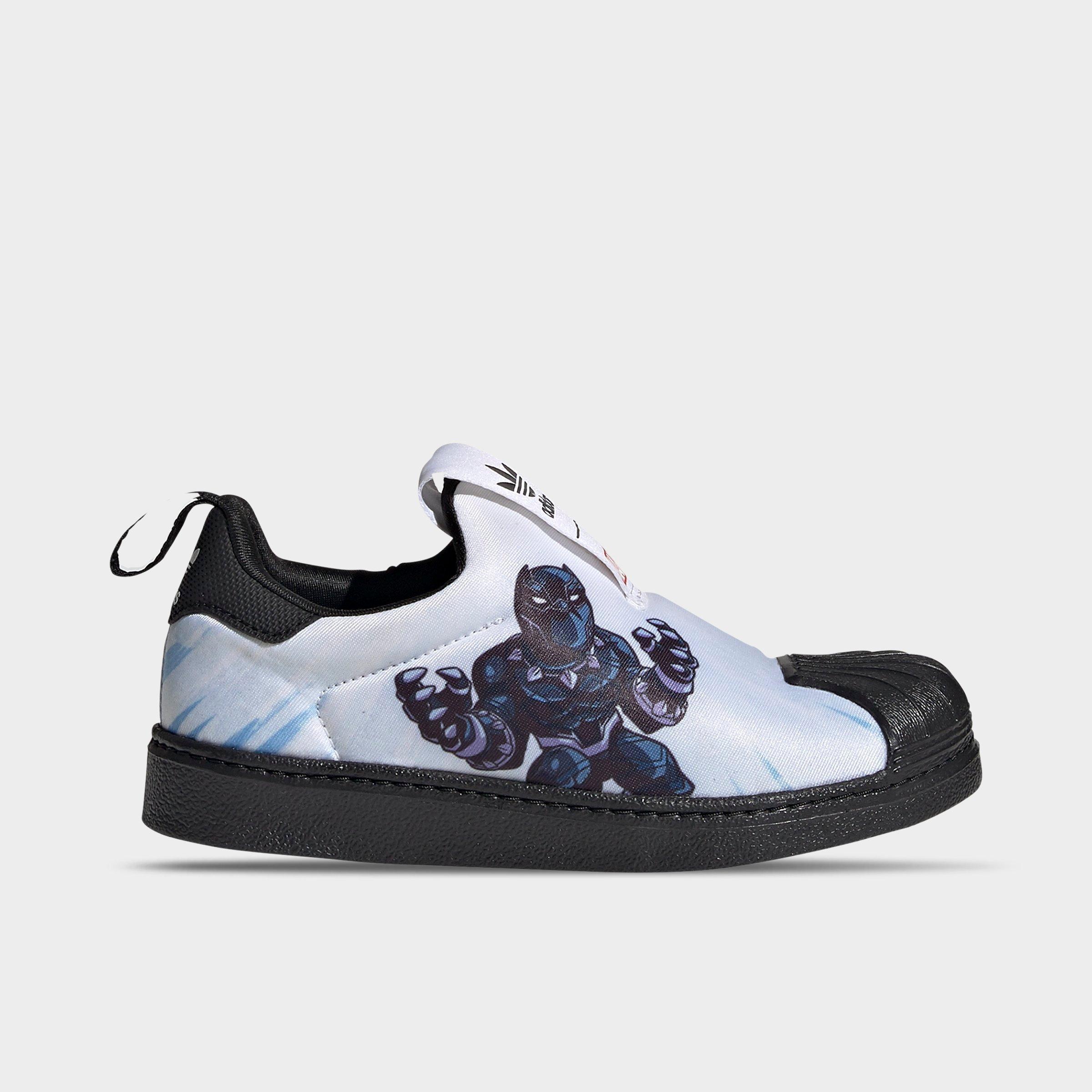 superstar slip on kids Grey