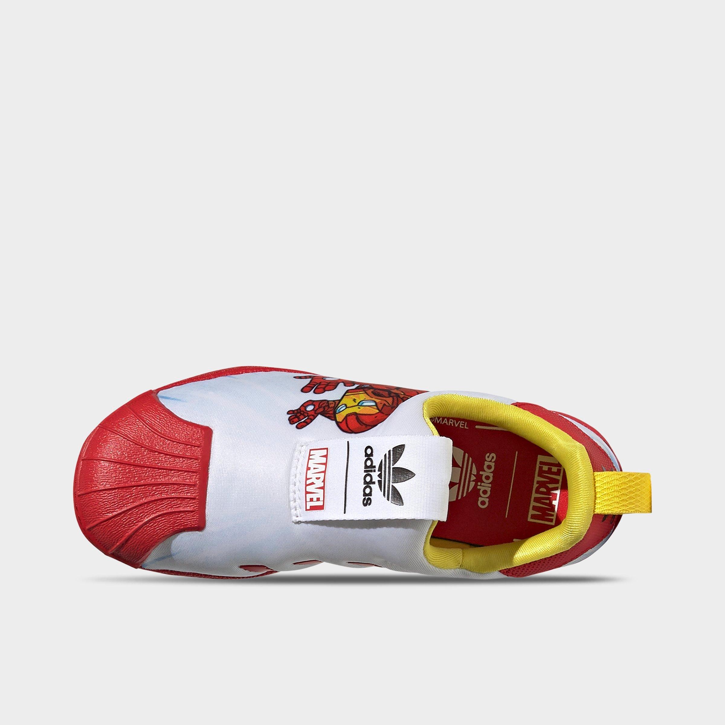adidas originals superstar slip on kids yellow