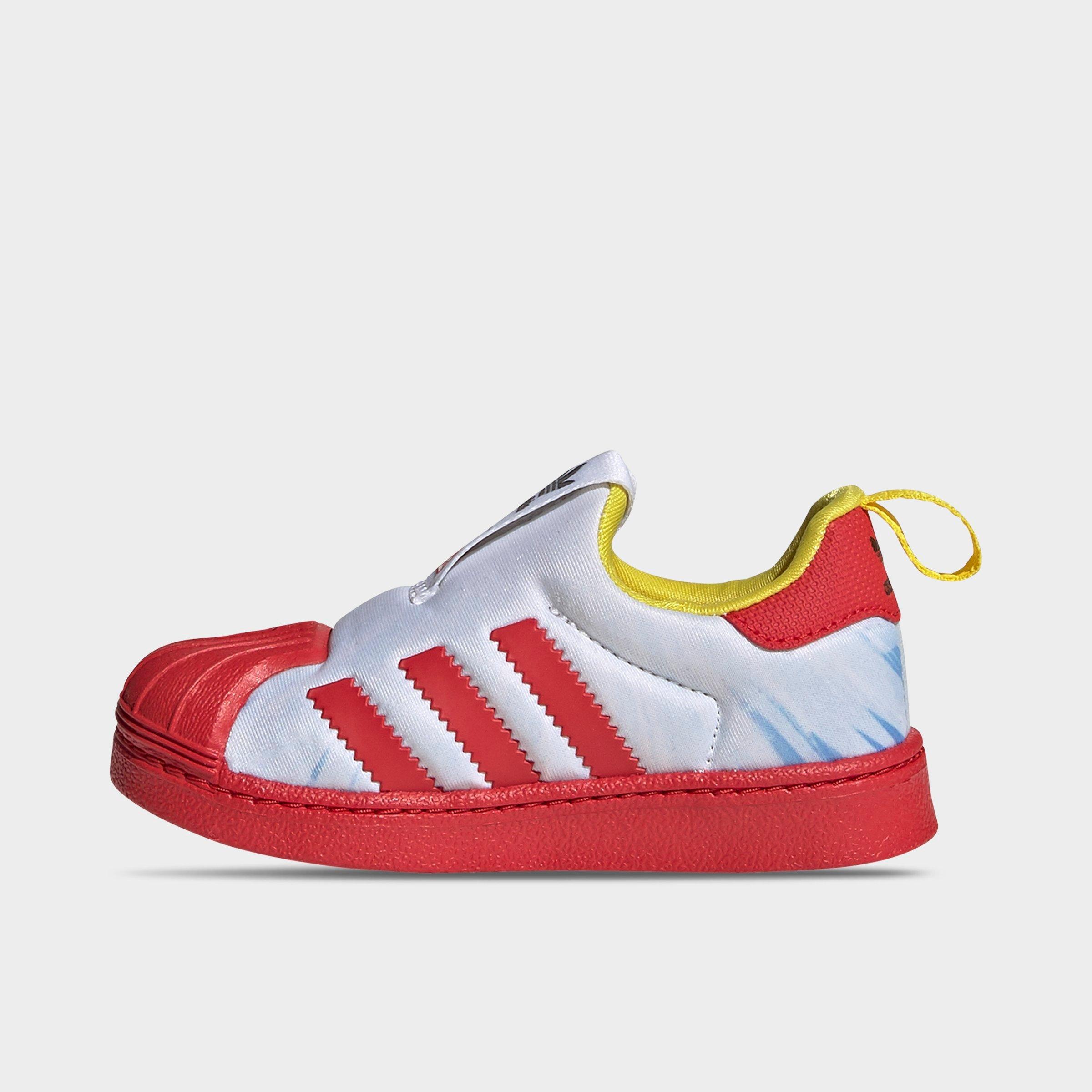 adidas originals superstar kids red