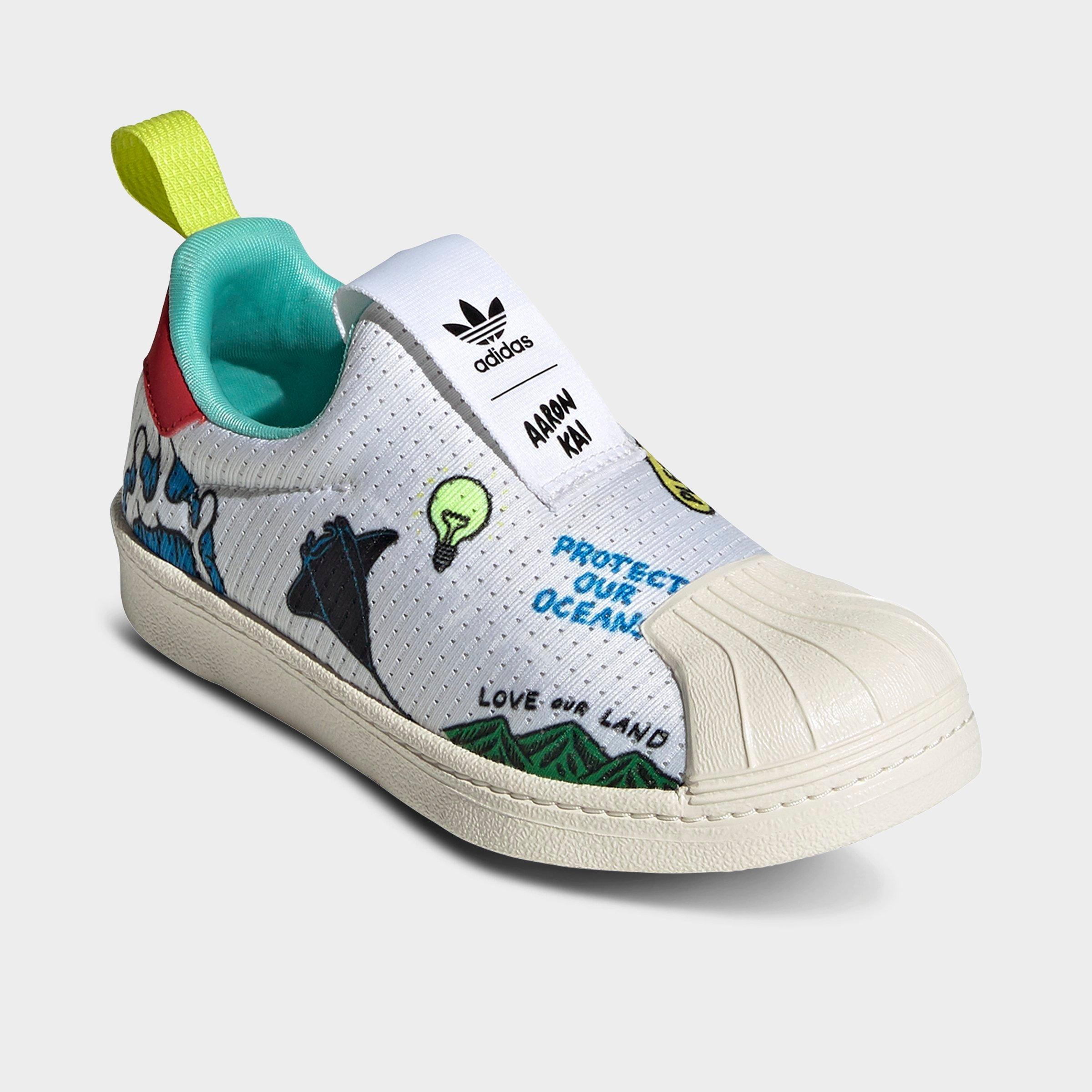 adidas originals superstar kids Green