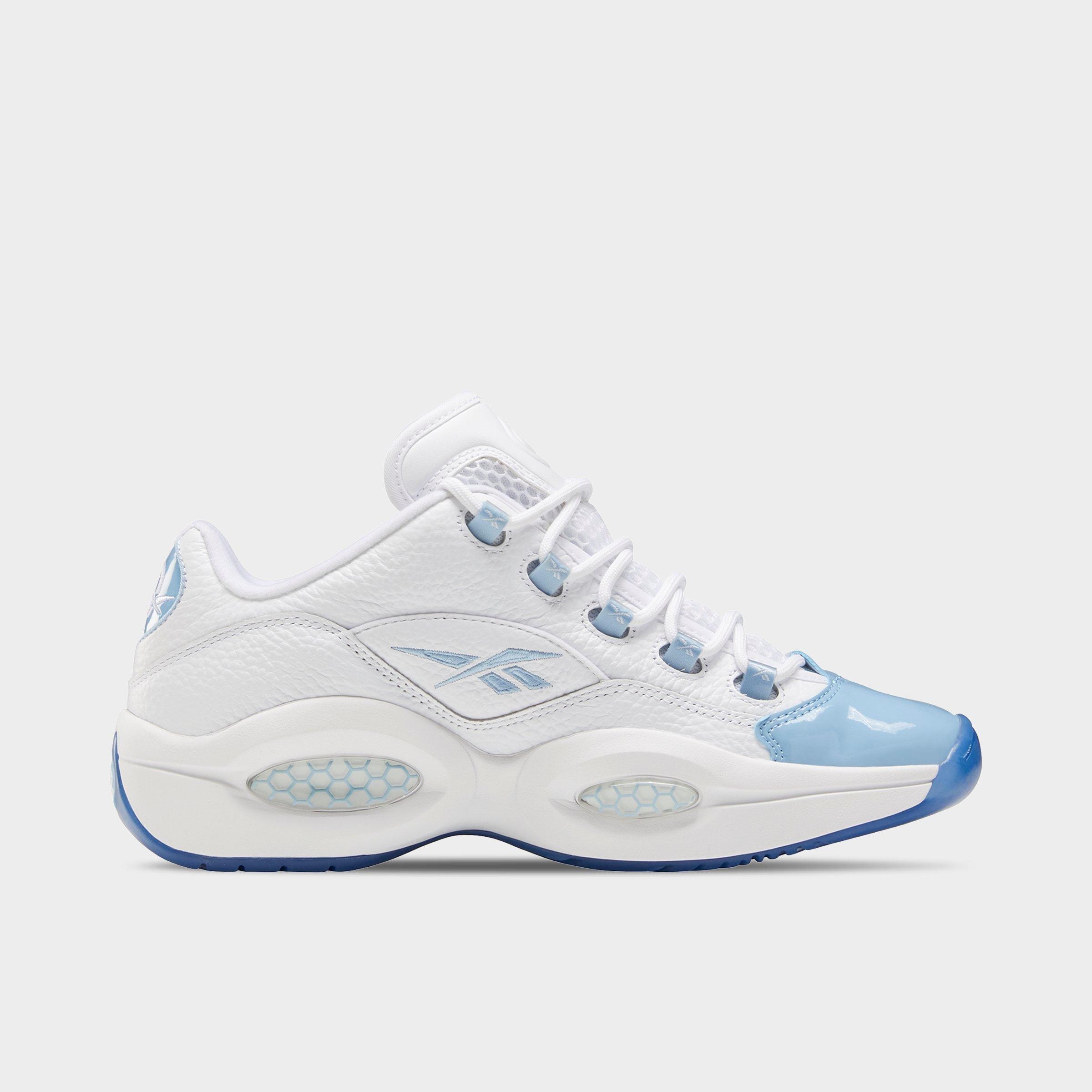 men's reebok question low patent basketball shoes