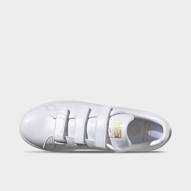 Adidas stan smith silver velcro online