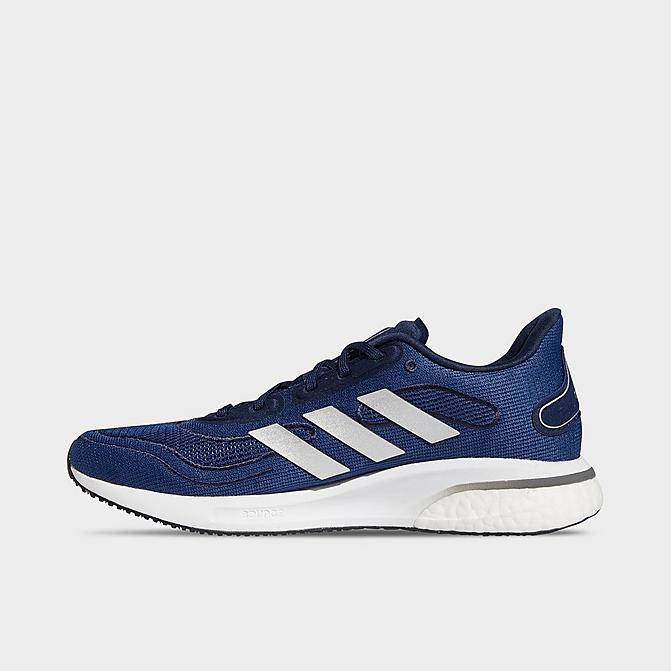 Right view of Men's adidas Supernova Running Shoes in Collegiate Navy/Silver Metallic/Core Black Click to zoom