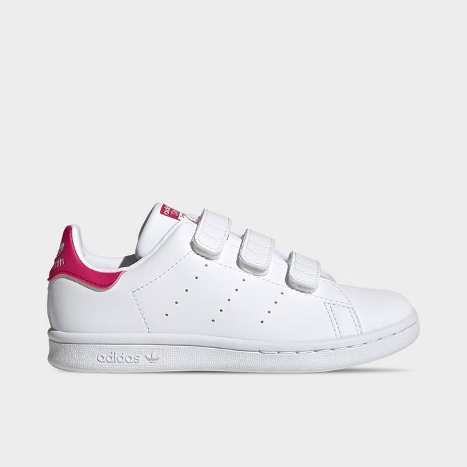 Little Kids adidas Originals Stan Smith Hook And Loop Casual Shoes