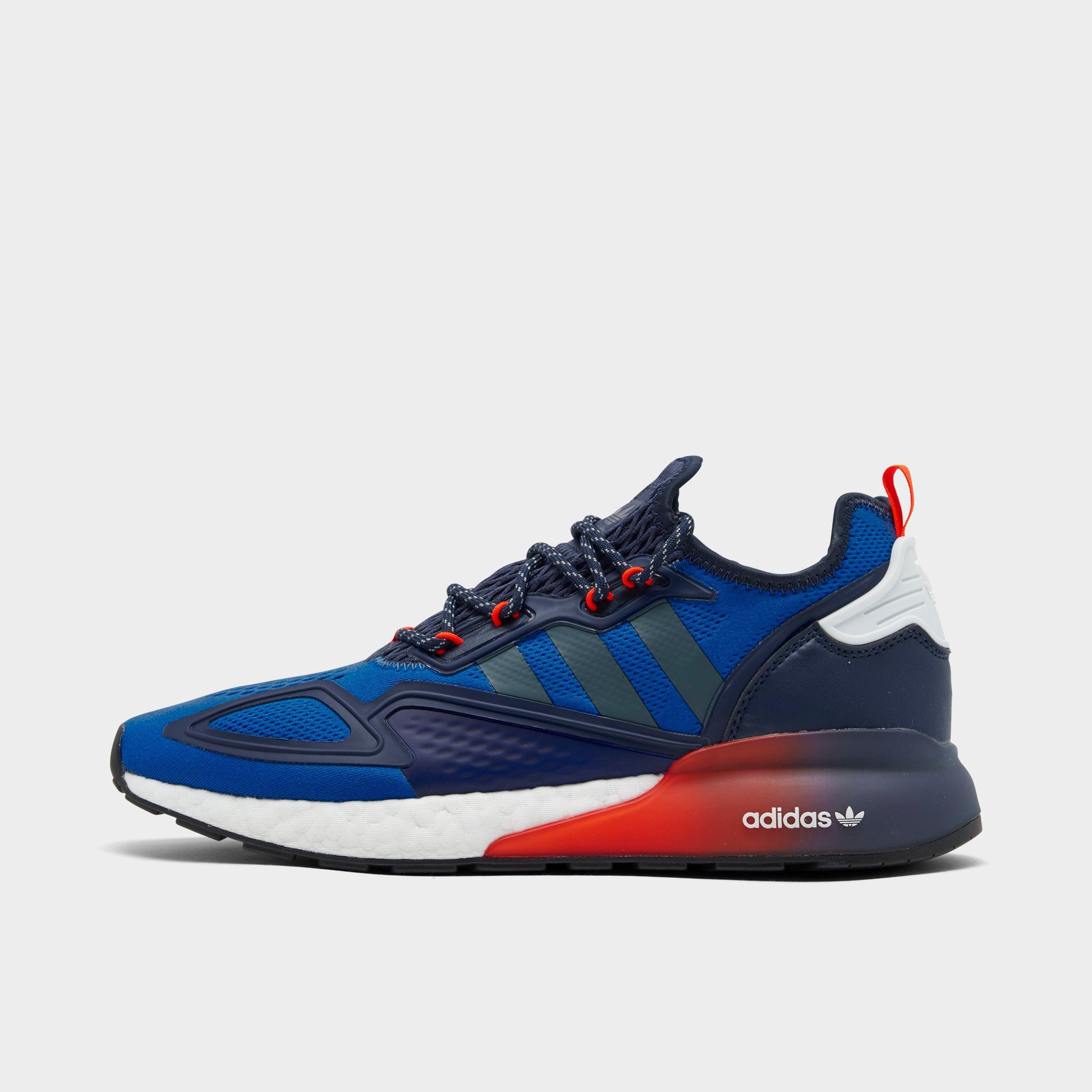 adidas men blue running shoes