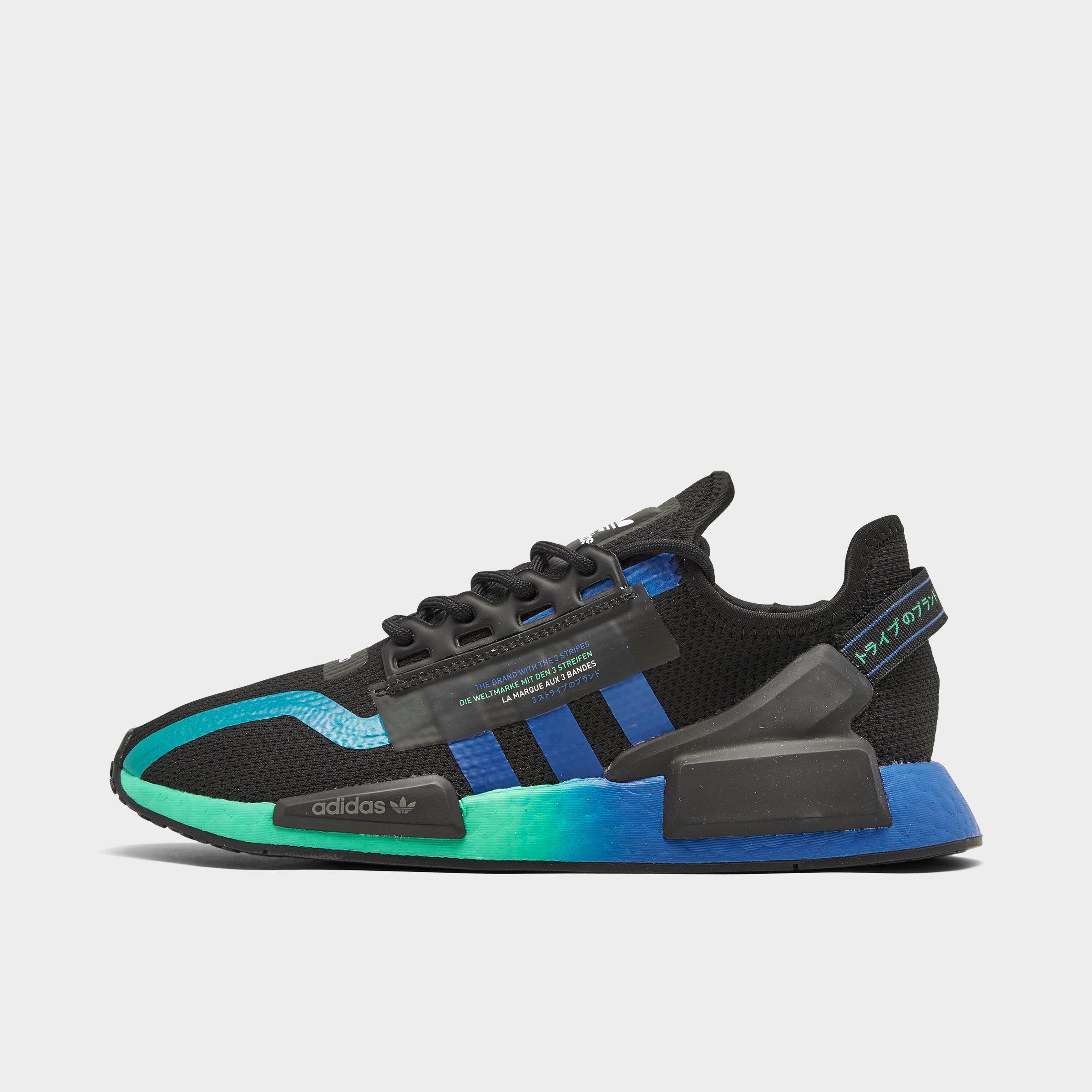 adidas nmd r1 black and blue