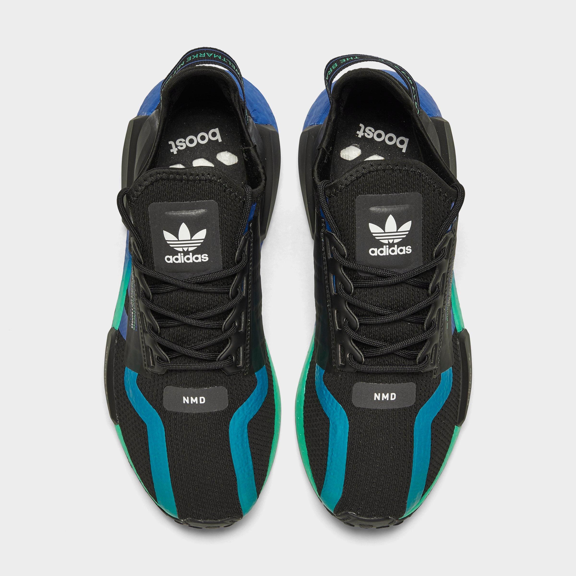 adidas nmd r1 black blue