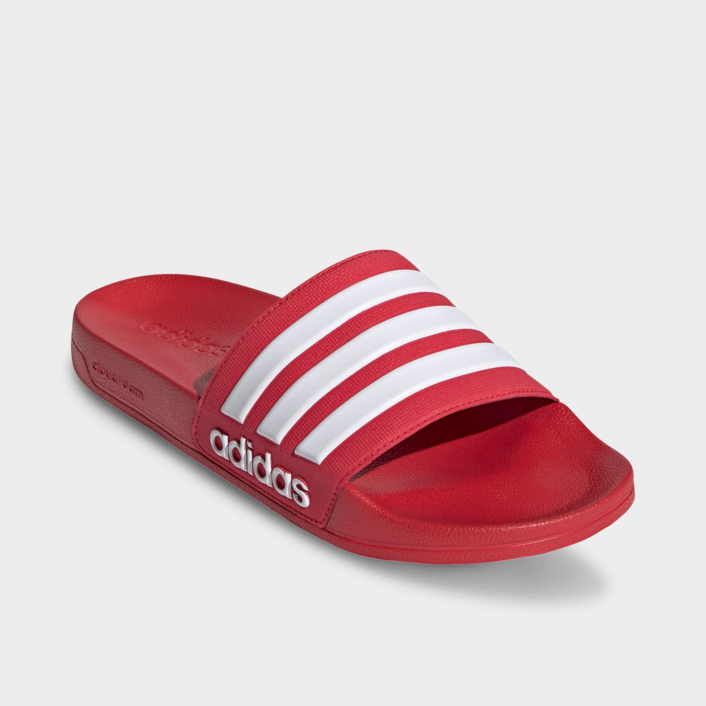 adidas adilette maroon slides