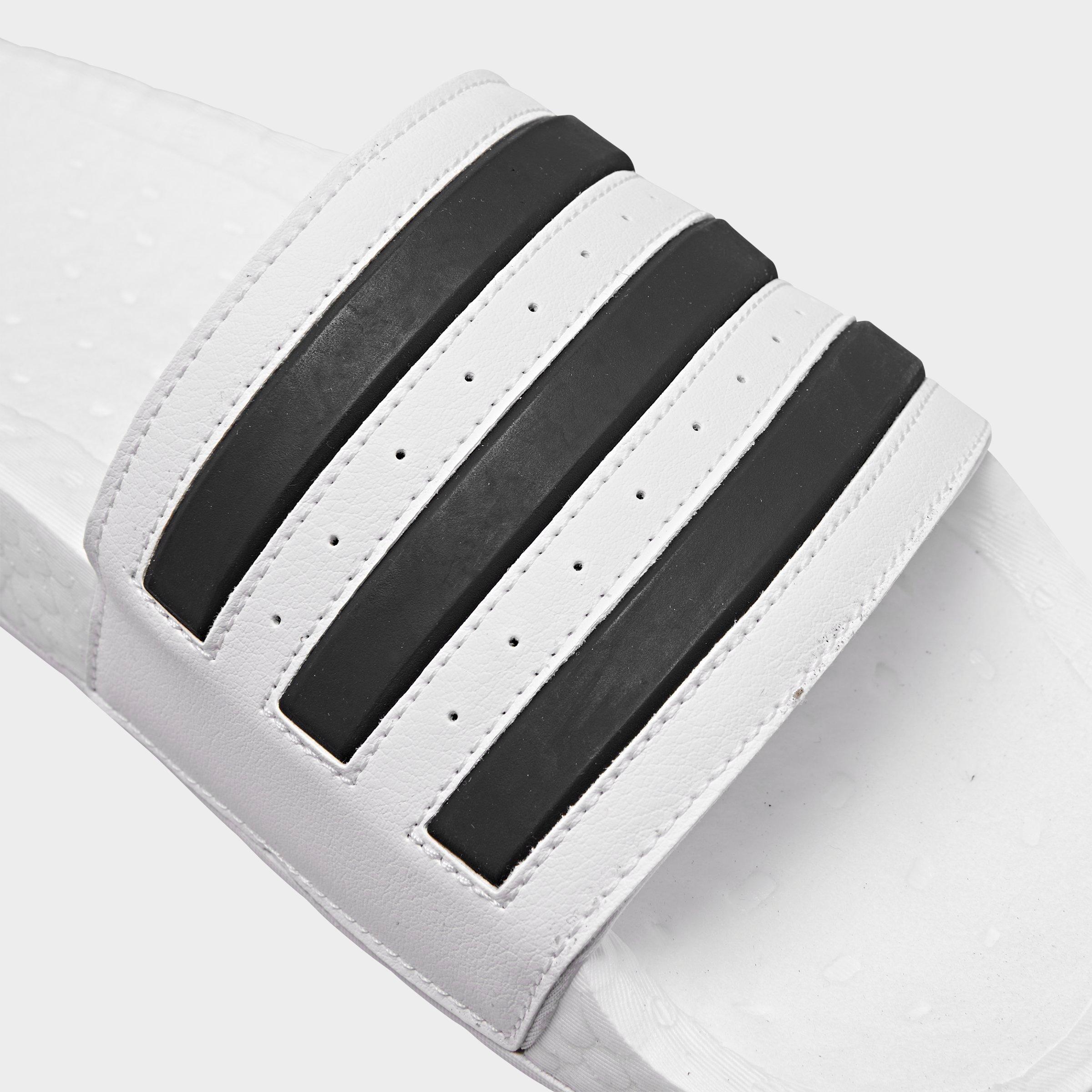 men's adidas essentials adilette boost slide sandals