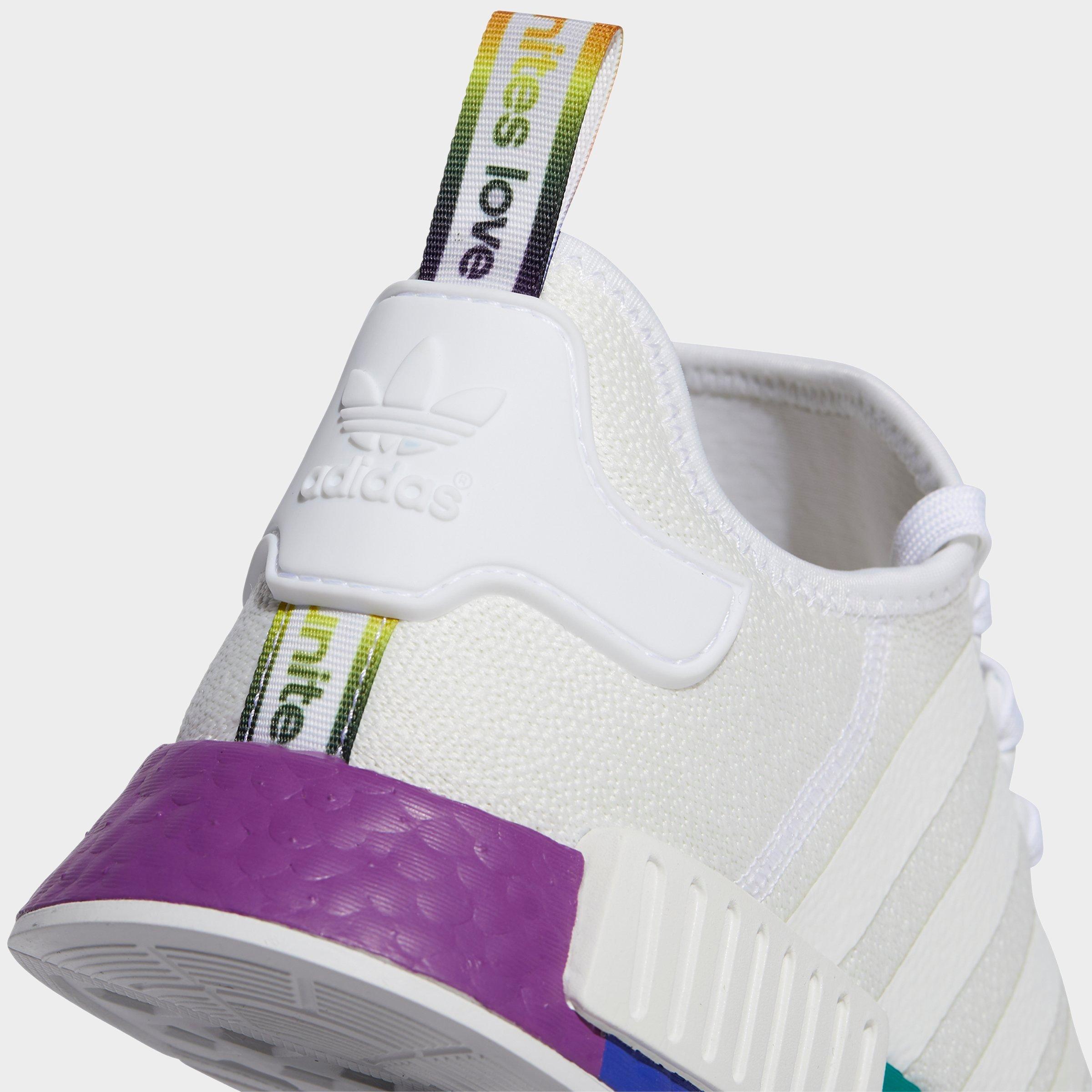 men's adidas originals nmd r1 pride casual shoes