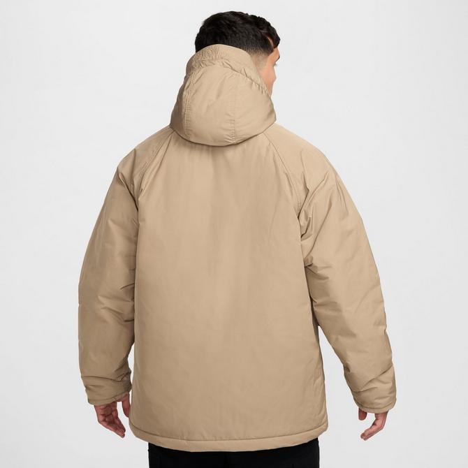 $210 Nike on sale Sportswear Premium NSW Parka Jacket Stone Beige Mens Size Large New