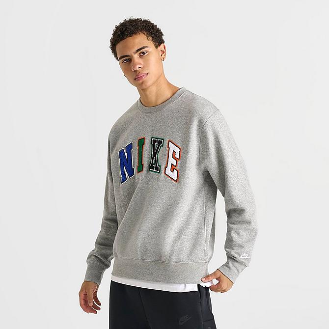 Men's Nike Club Fleece Collegiate Crew Sweatshirt| JD Sports Men's Nike Club Fleece Collegiate Crew Sweatshirt| JD Sports