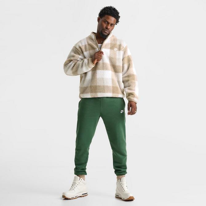 Nike khaki half zip sale