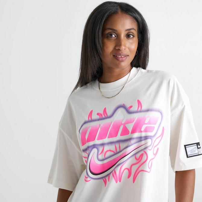 Women s Nike Sportswear Oversized Short Sleeve T Shirt