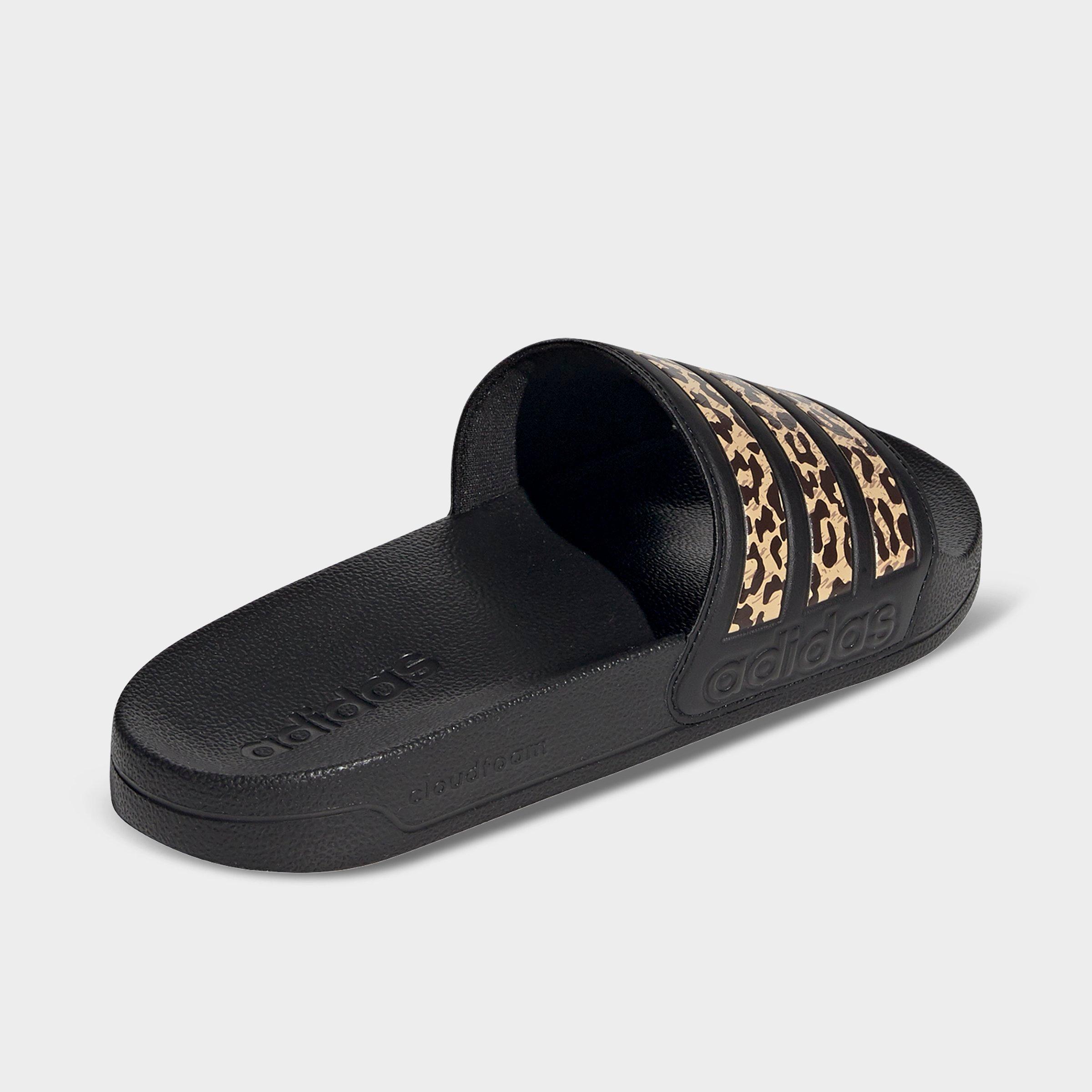 adidas leopard slide sandals