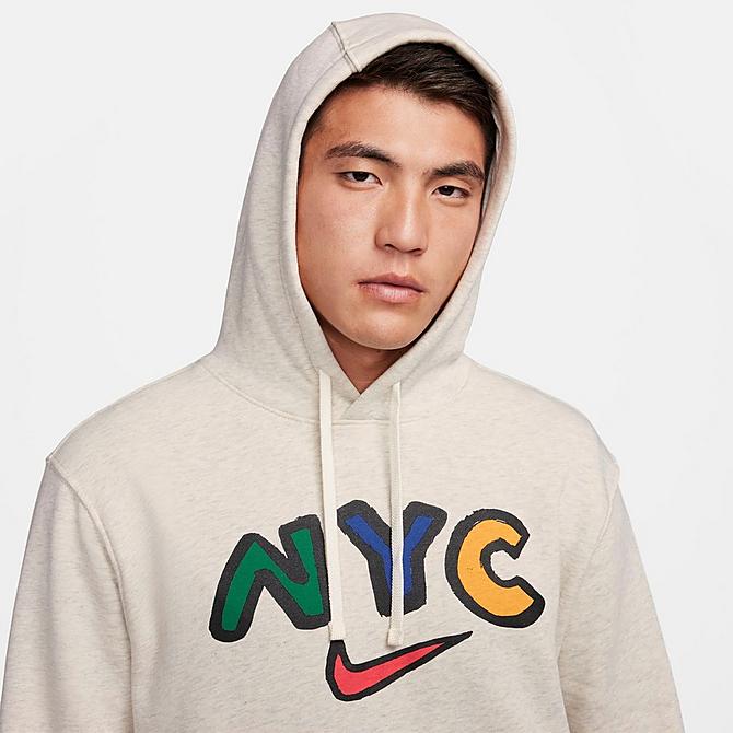Men's Nike Sportswear Club Fleece NYC Local Pullover Hoodie Men's Nike Sportswear Club Fleece NYC Local Pullover Hoodie