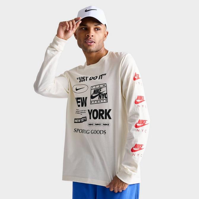 Men's Nike Sportswear Just Do It NYC Graphic Long-Sleeve T-Shirt