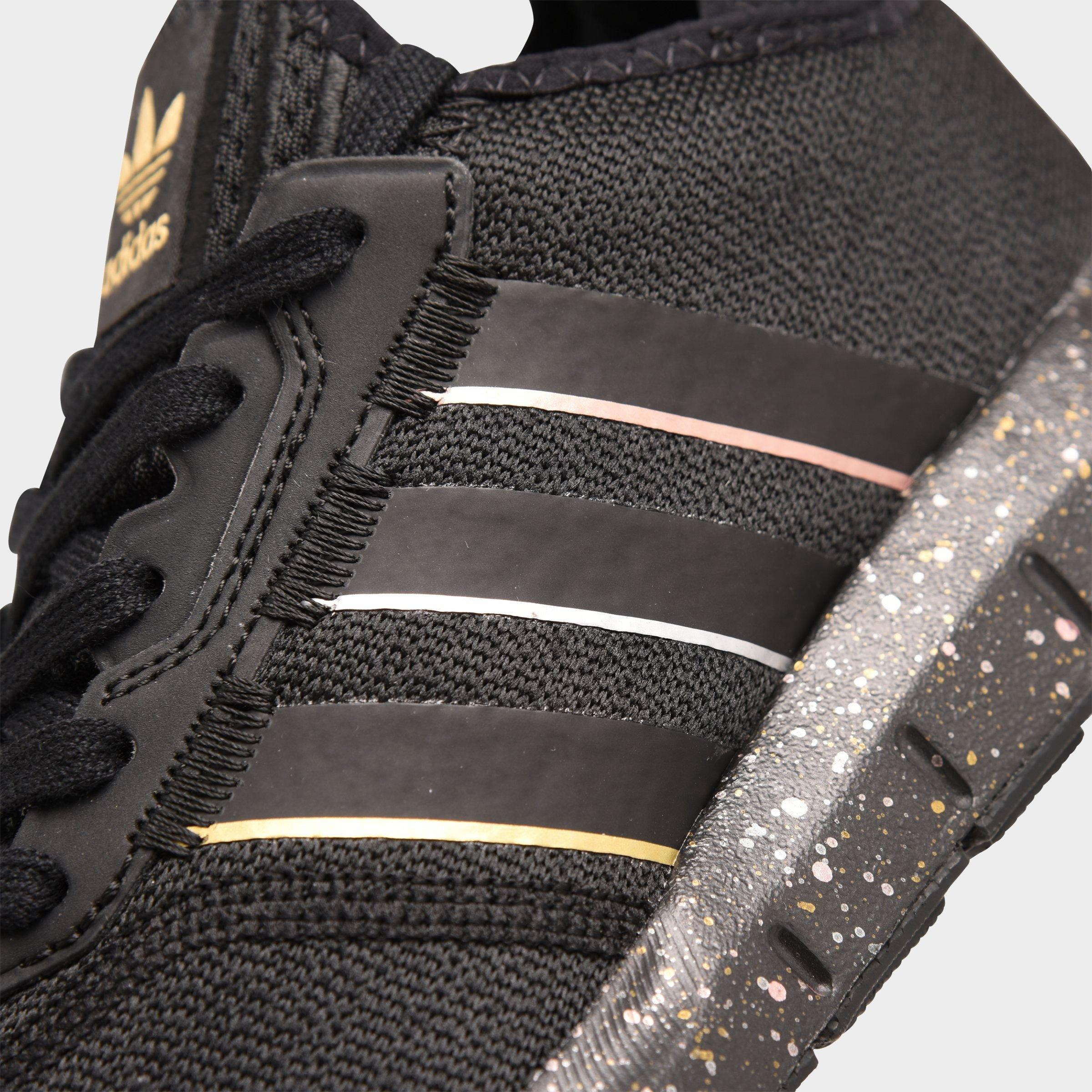 adidas swift run womens black and gold