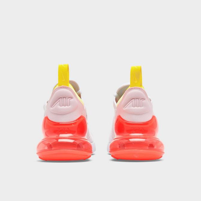 Women's air max 270 hotsell shoes pink/orange/black