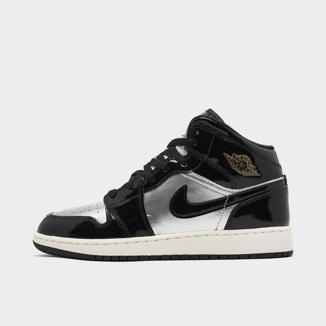 Big Kids Air Jordan Retro 1 Mid SE Casual Shoes