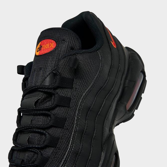 Air max 95 black best sale university red