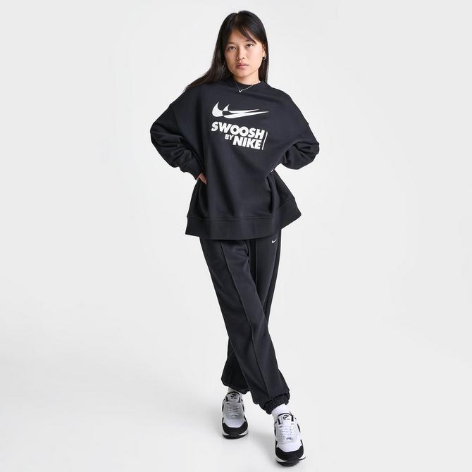  Women Quarter Zip Up Oversized Crewneck Sweatshirt