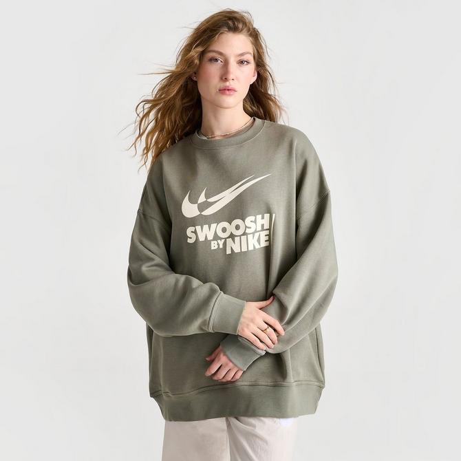 Women's nike store swoosh sweatshirt