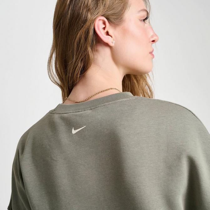 Brown Nike Sportswear Swoosh Oversized Crew Sweatshirt - JD Sports Global